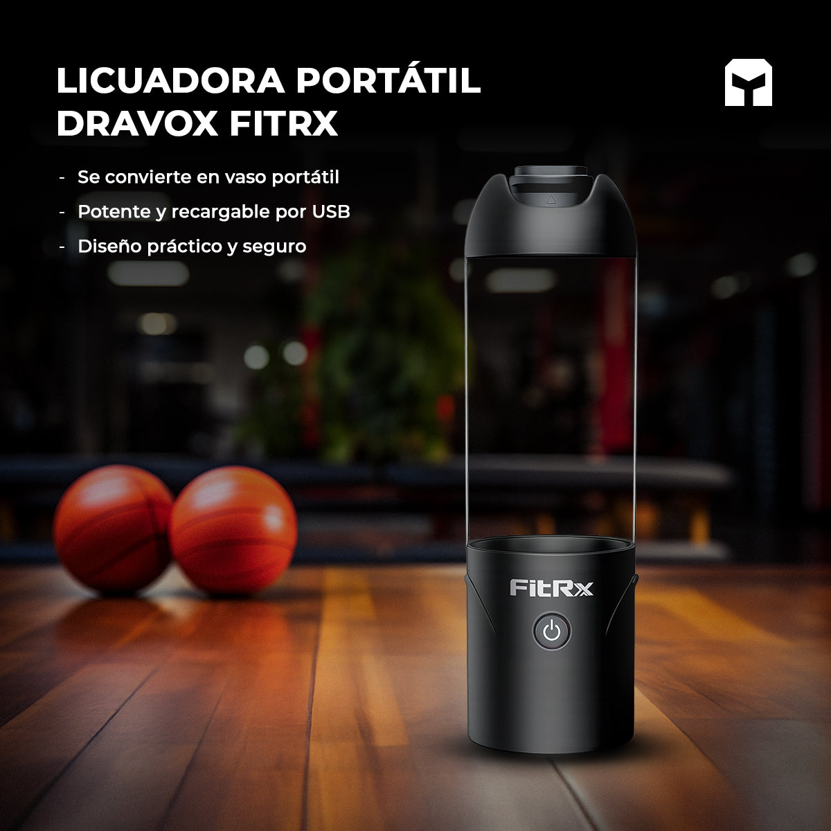 Licuadora portátil Dravox FitRx