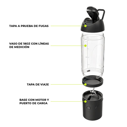 Licuadora portátil Dravox FitRx
